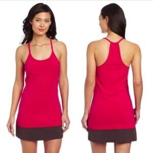 Lolë Magnolia Racerback Athletic Dress Pink Sporty Organic Cotton